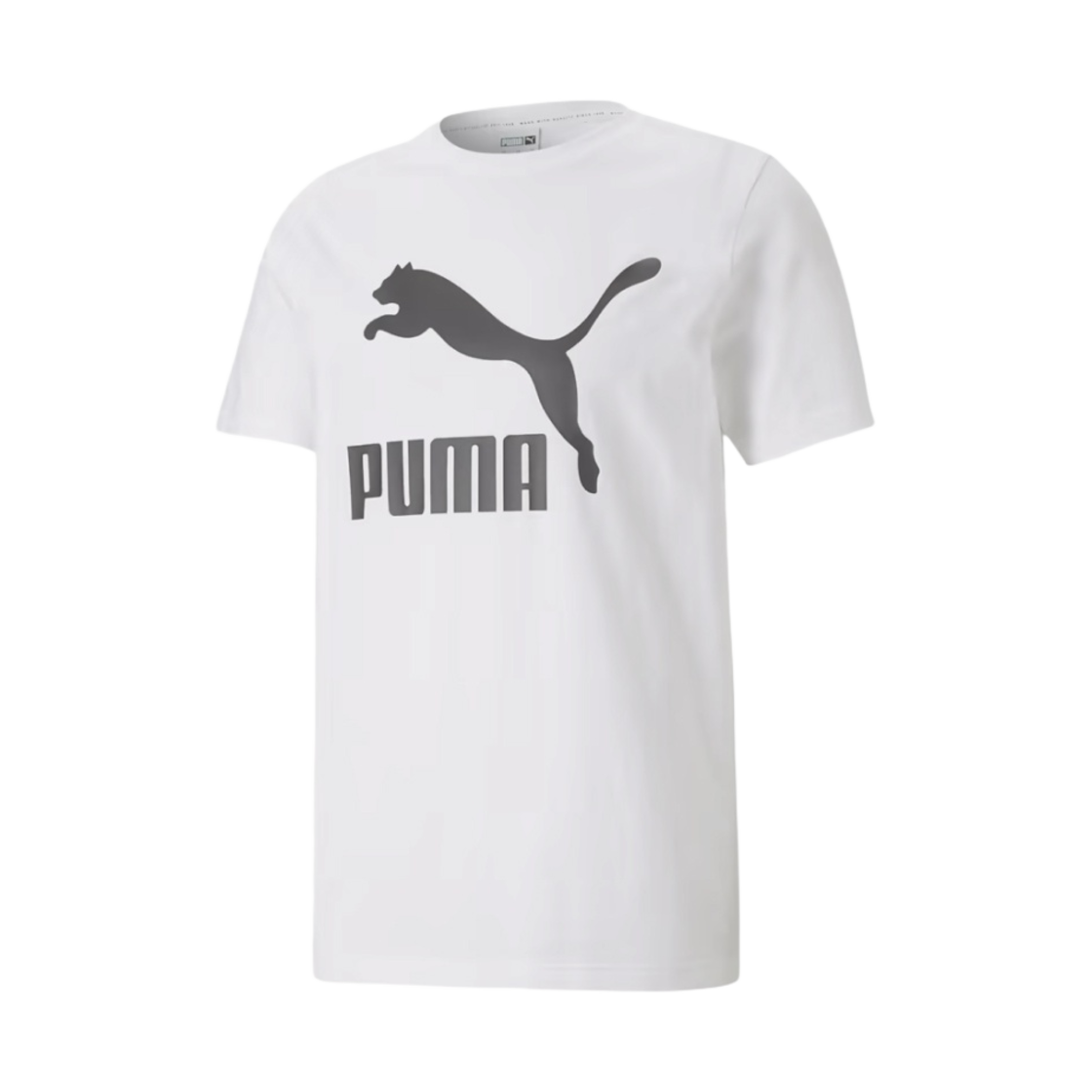 푸마 클래식 로고 티셔츠 화이트(Puma Classics Logo T-Shirt White) - 1
