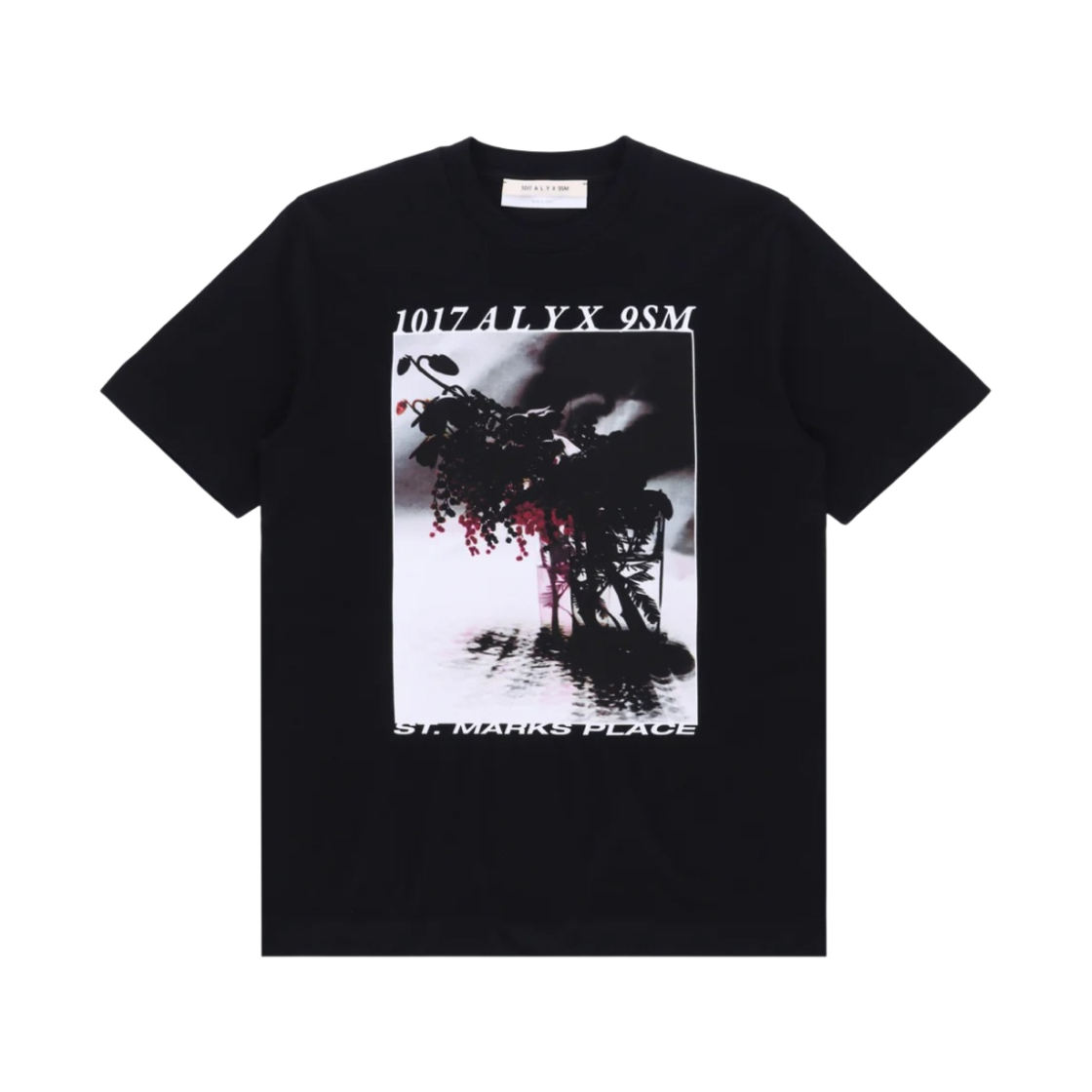 1017 알릭스 9SM 아이콘 플라워 숏슬리브 티셔츠 블랙(1017 Alyx 9SM Icon Flower S/S T-Shirt Black)