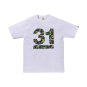 BAPE 31st Anniversary ABC Camo T-Shirts White Green