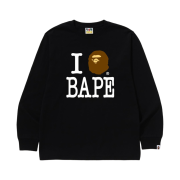 BAPE I Love BAPE L/S T-Shirt Black
