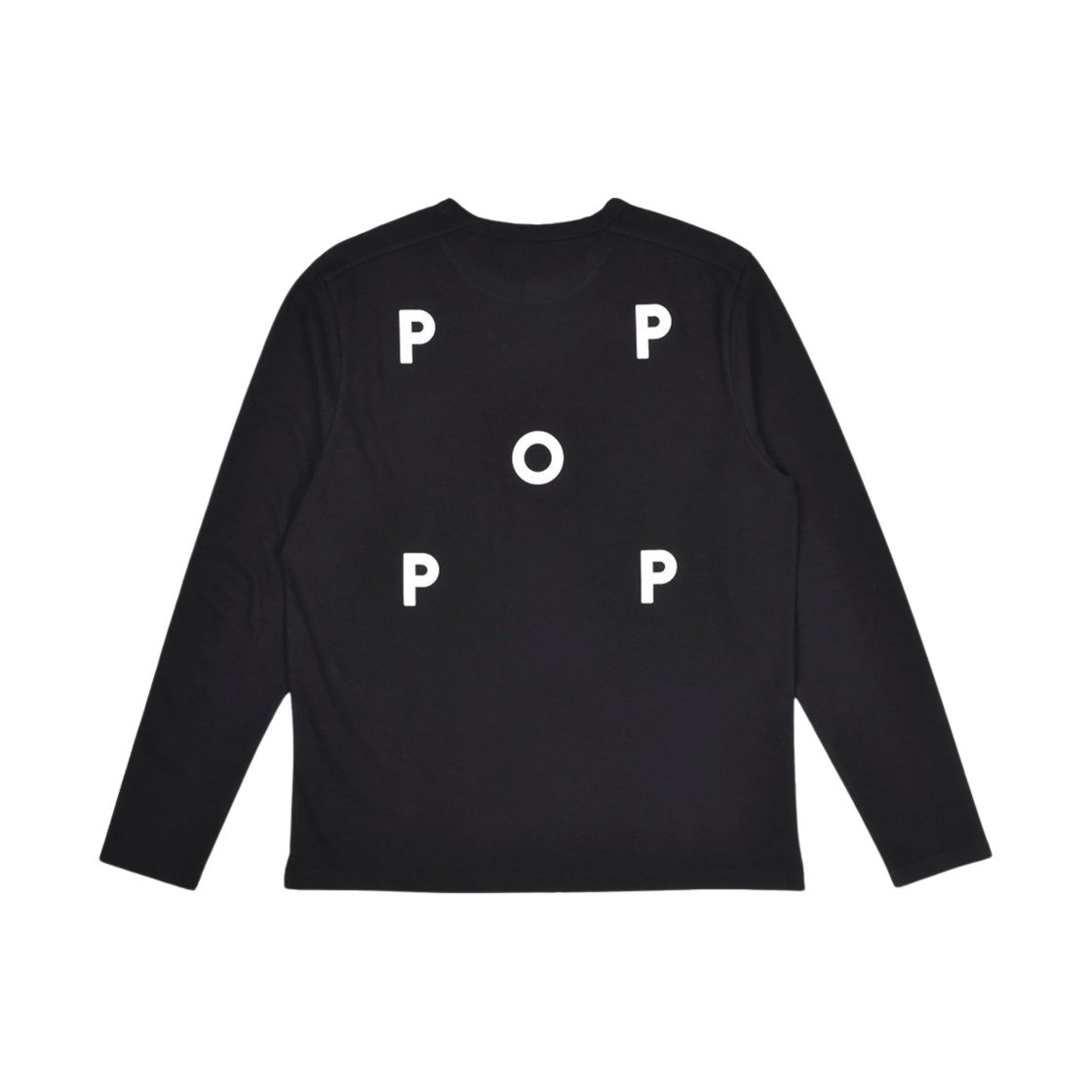 팝 트레이딩 컴퍼니 로고 롱슬리브 블랙 화이트(Pop Trading Company Logo Longsleeve Black White)