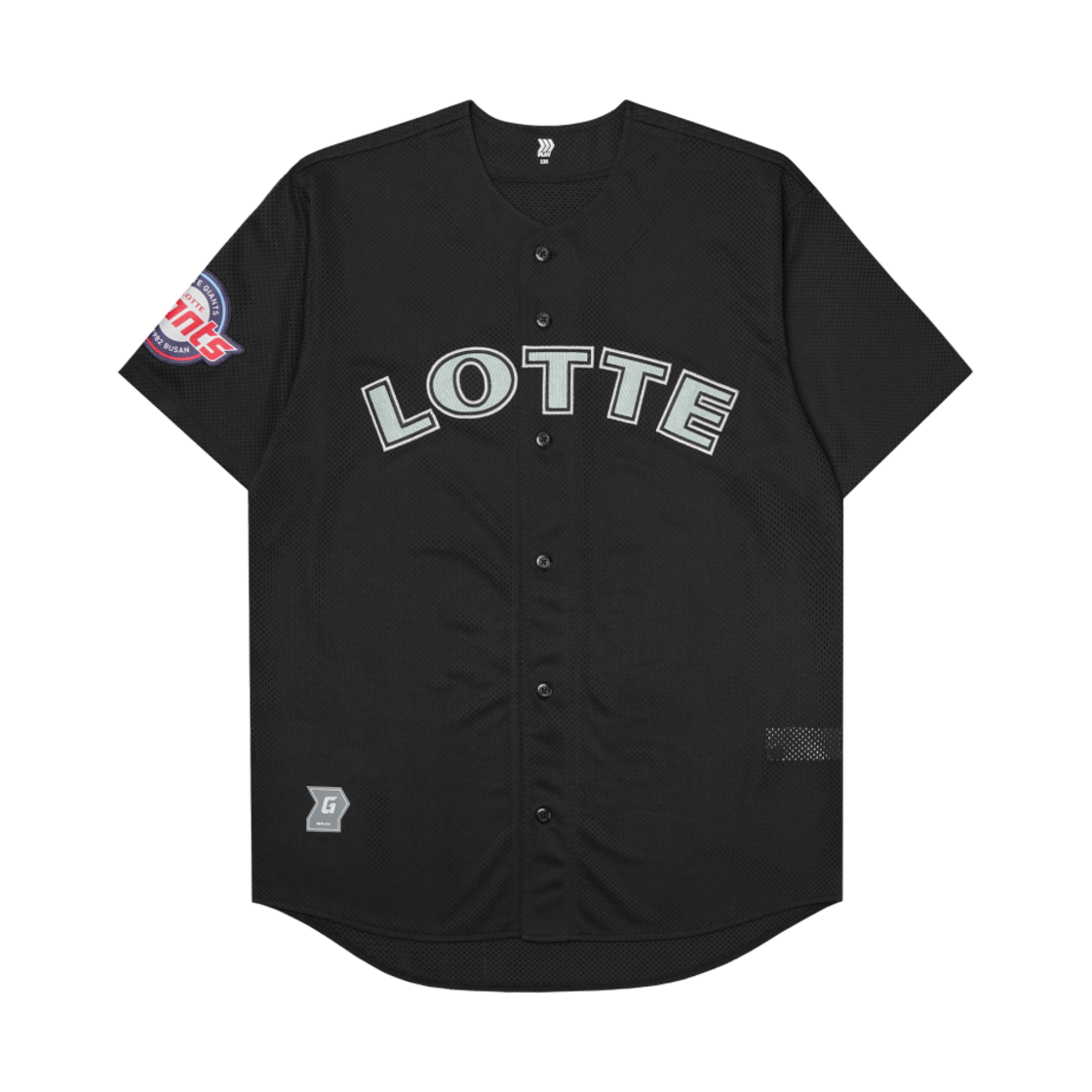 롯데 자이언츠 올드 레플리카 유니폼 블랙 (논 마킹 버전) 2(Lotte Giants Old Replica Uniform Black (Non Marking Ver.) 2)