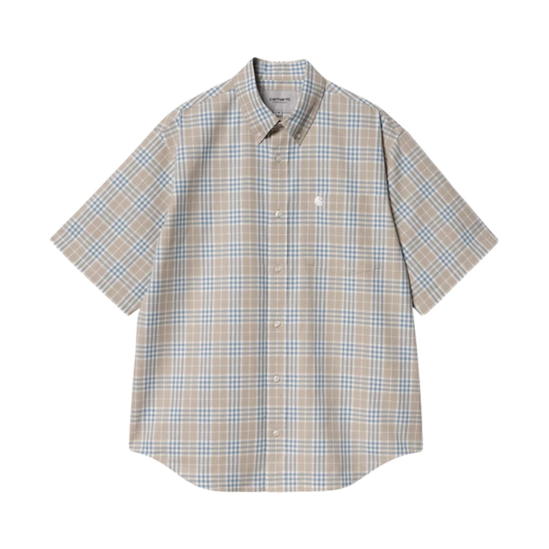 칼하트 WIP 숏슬리브 니벤 체크 셔츠 월 왁스(Carhartt WIP S/S Niven Check Shirt Wall Wax)