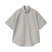Carhartt WIP S/S Niven Check Shirt Wall Wax