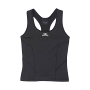 (W) Balenciaga 3b Sports Icon Athletic Tank Top Black