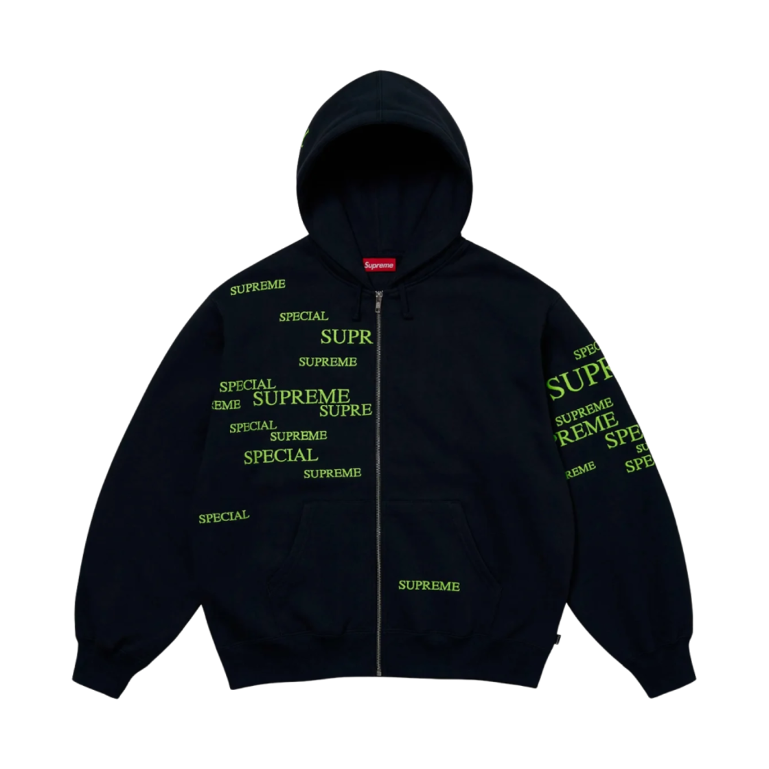 슈프림 스페셜 집업 후드 스웨트셔츠 네이비 - 24FW(Supreme Special Zip Up Hooded Sweatshirt Navy - 24FW) - 2