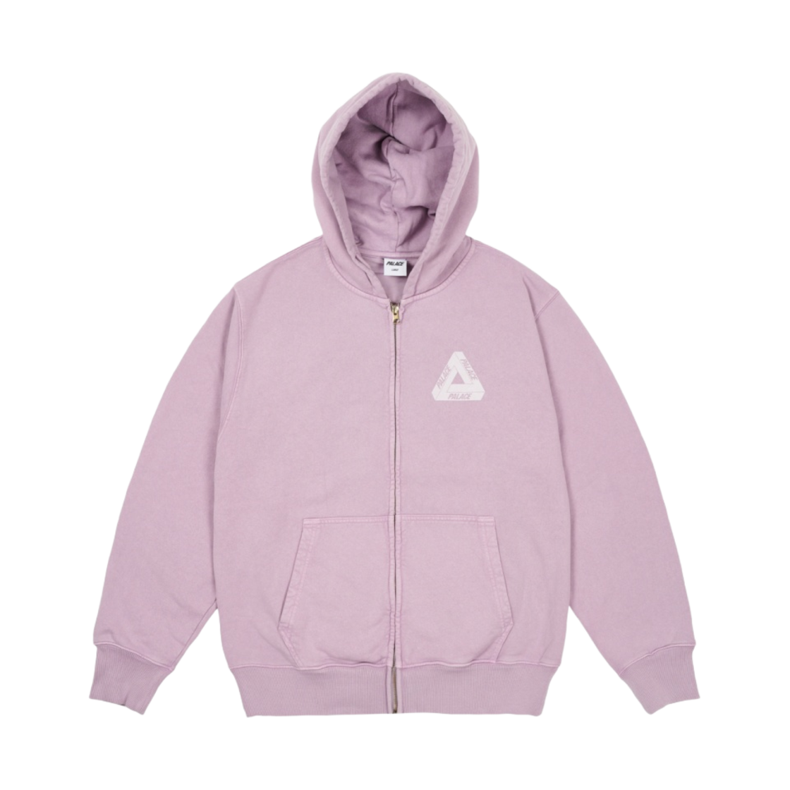 팔라스 피그먼트 워시 트라이퍼그 집 후드 라일락 - 24SS(Palace Pigment Wash Tri-Ferg Zip Hood Lilac - 24SS) - 2