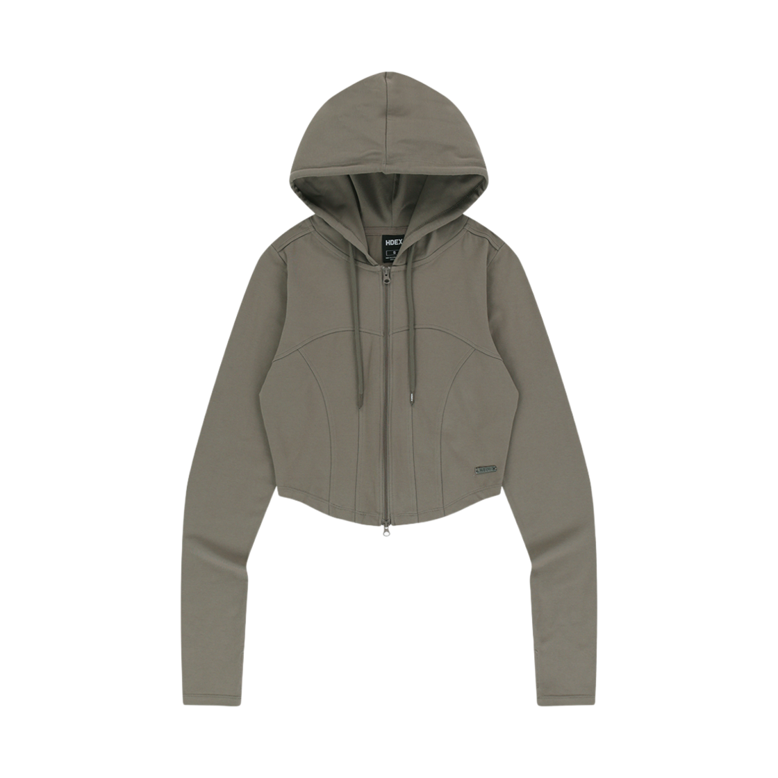에이치덱스 우먼스 소프트 하트라인 후디 집업 토프(HDEX Womens Soft Heartline Hoodie Zip-up Taupe)