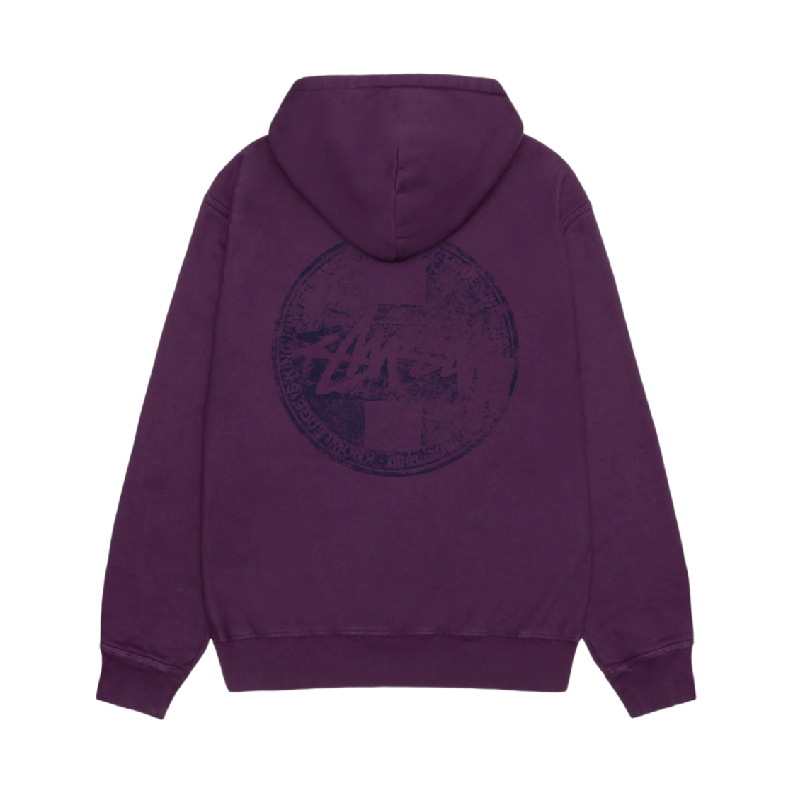 스투시 닷 스탬프 피그먼트 다이드 후드 퍼플(Stussy Dot Stamp Pigment Dyed Hoodie Purple) - 1