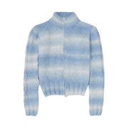 (W) Paloma Wool Pratobello Soft Gradient Knitted Cardigan Light Blue
