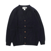 Harley of Scotland Supersoft Lambswool Cardigan New Navy