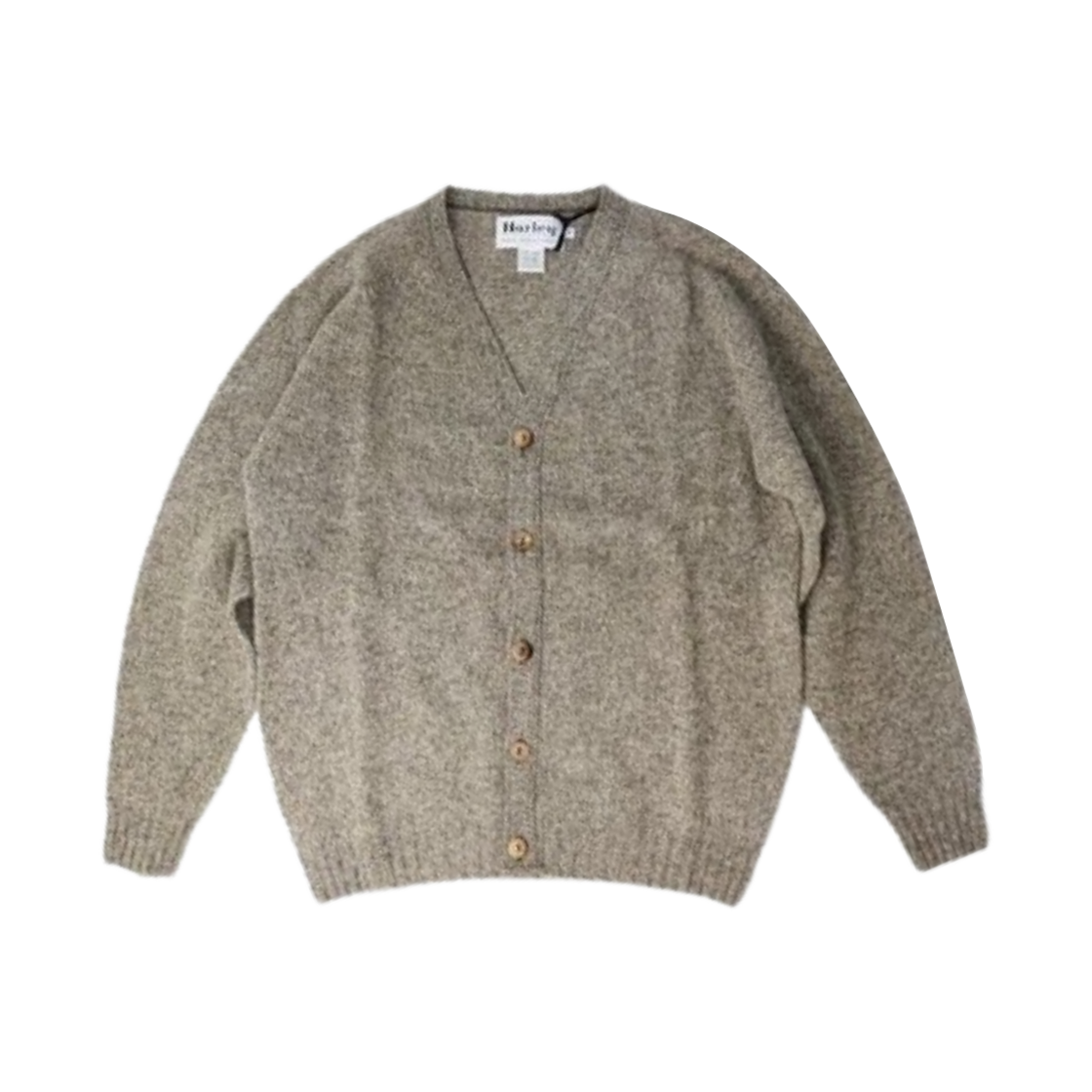 할리 오브 스코틀랜드 슈퍼소프트 램스울 가디건 머쉬룸(Harley of Scotland Supersoft Lambswool Cardigan Mushroom)