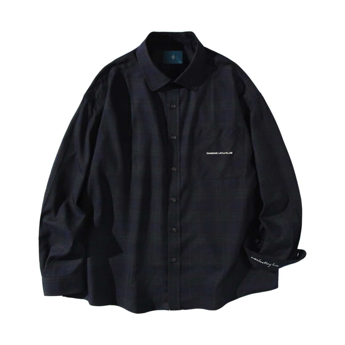 다이아몬드 레이라 폴링 체크 셔츠 S43(Diamond Layla Falling Check Shirt S43)