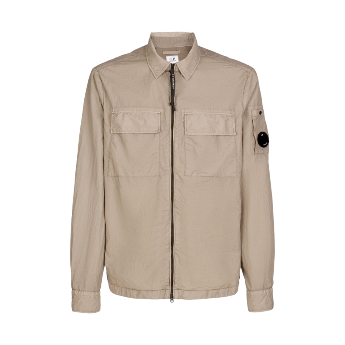 14CMSH141A005783G330 C.P. Company Taylon L Shirt Cobblestone Brown - 23SS