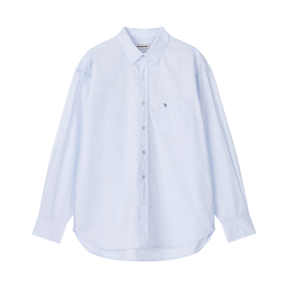 EO2502MSH01SBL EnoughOne Edge Line Shirts Mens Sky Blue