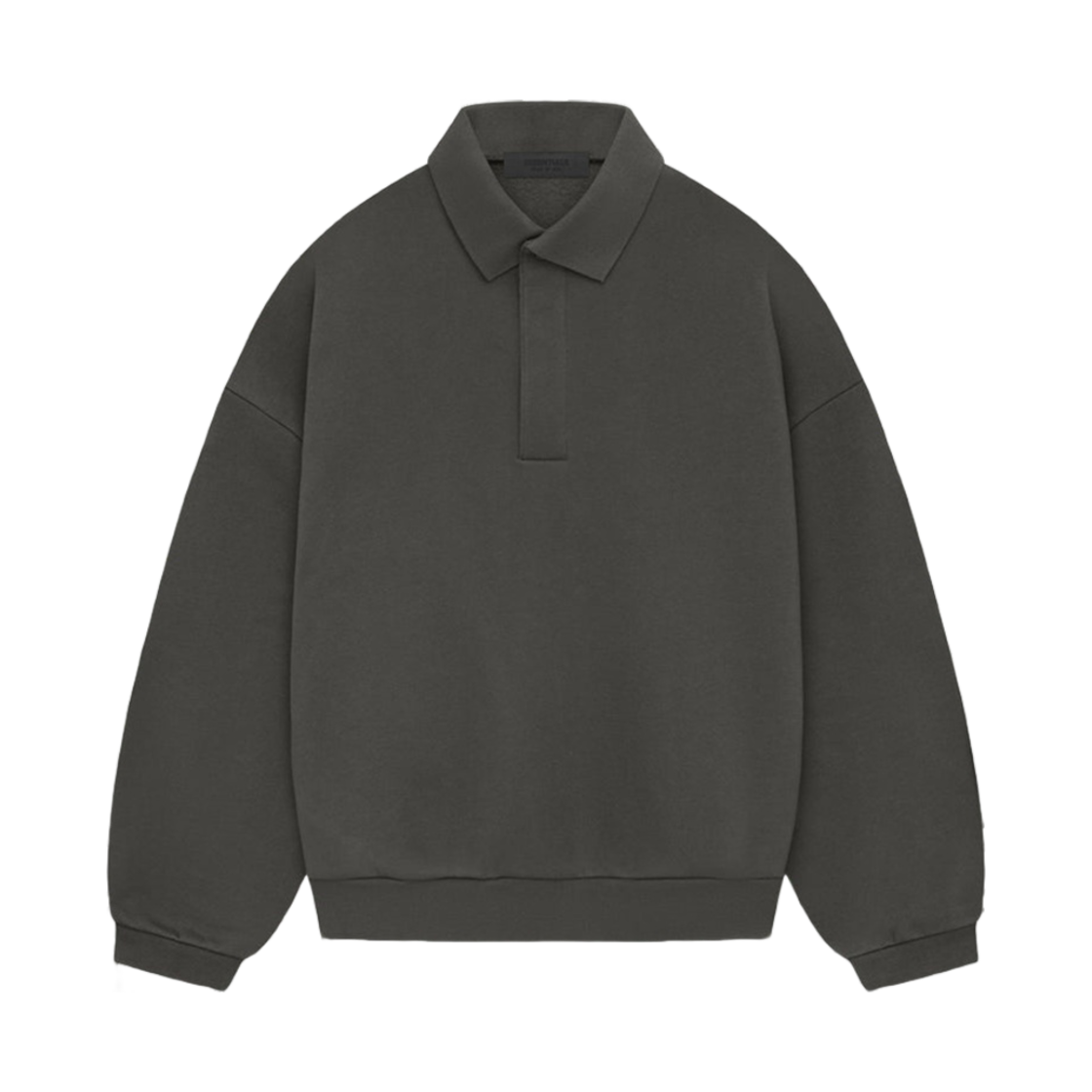 - Essentials Longsleeve Polo Ink - 24SS