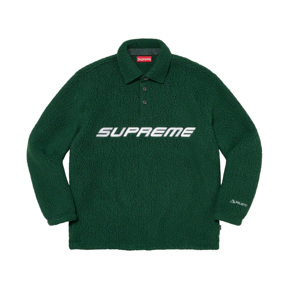 슈프림 폴라텍 롱슬리브 폴로 다크 그린 - 22FW(Supreme Polartec L/S Polo Dark Green - 22FW) - 1