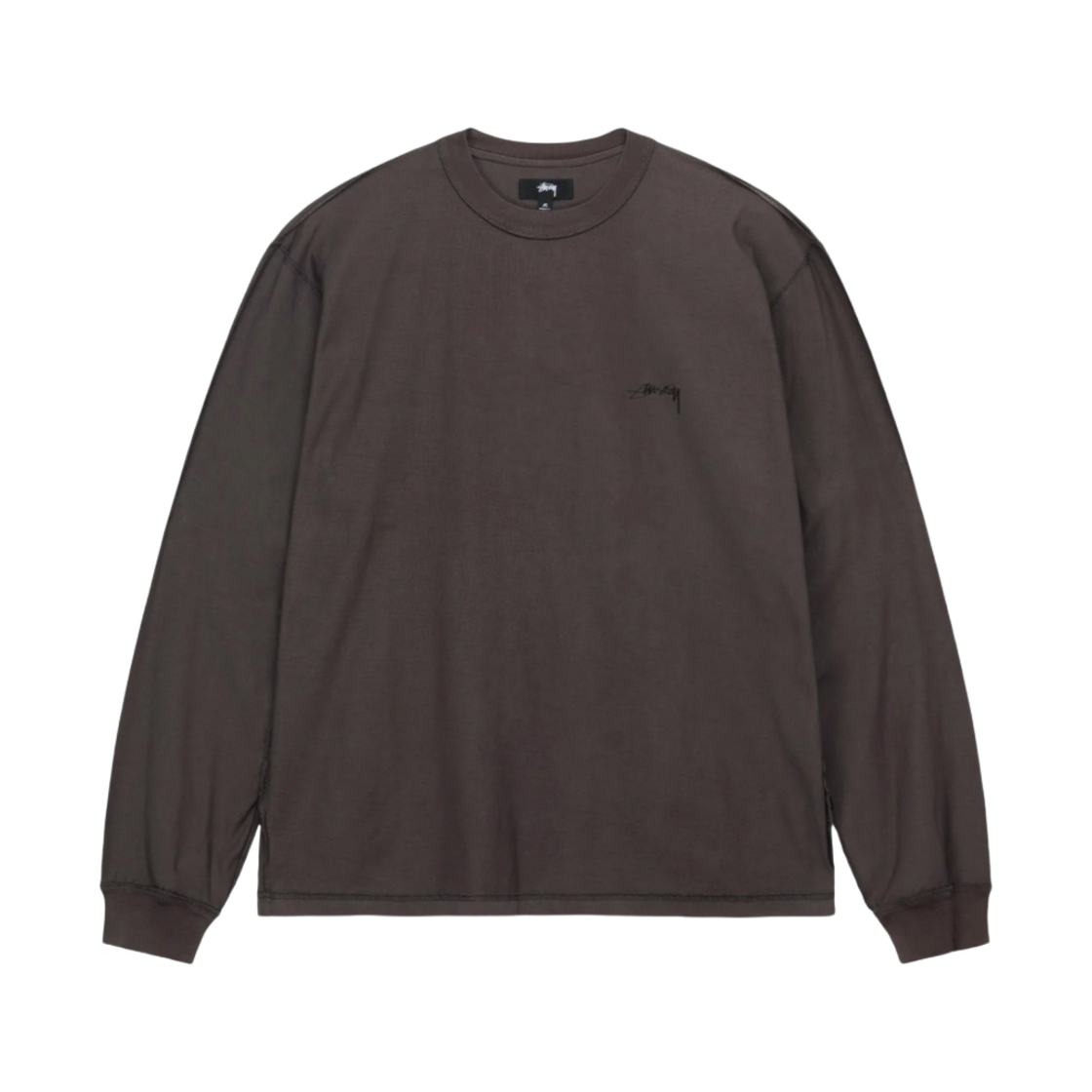 스투시 레이지 롱슬리브 티셔츠 페이디드 블랙
