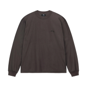 Stussy Lazy LS T-Shirt Faded Black