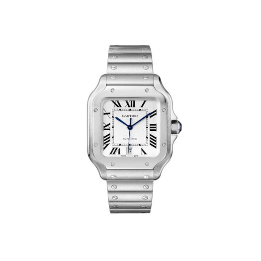 IT5N8PBWG34E Cartier Santos Large 39.8-WSSA0018 White Roman