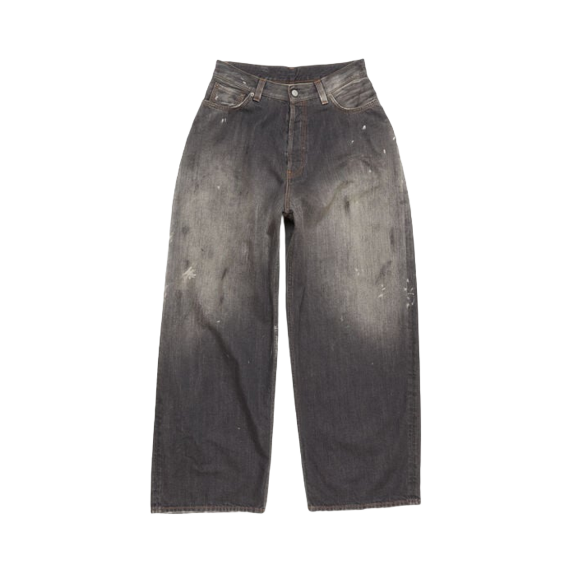 (W) 아크네 스튜디오 슈퍼 배기 핏 진 2023F 블랙((W) Acne Studios Super Baggy Fit Jeans 2023F Black)