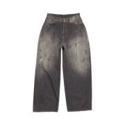 (W) Acne Studios Super Baggy Fit Jeans 2023F Black