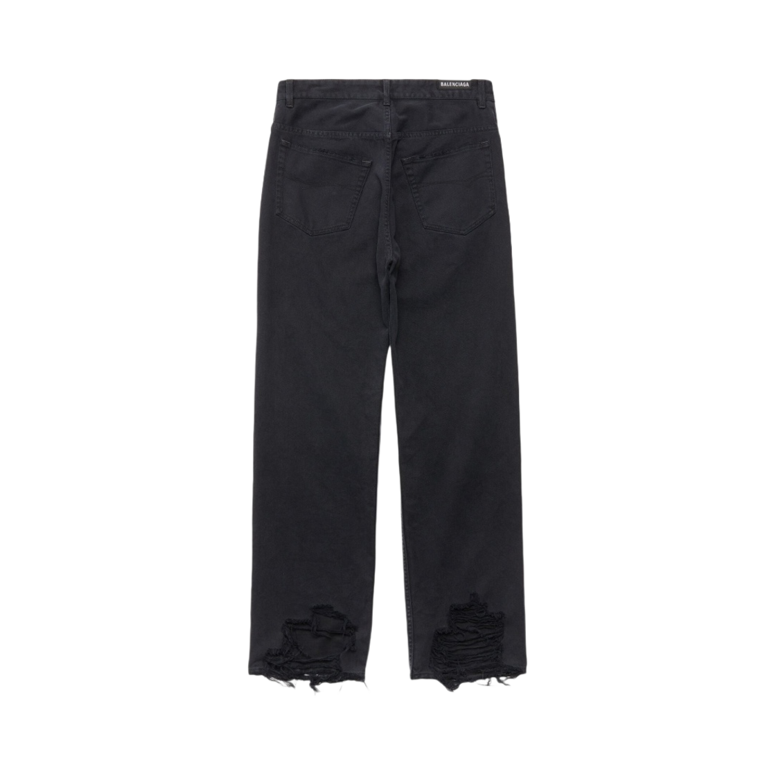 발렌시아가 미디움 핏 팬츠 블랙(Balenciaga Medium Fit Pants Black) - 2