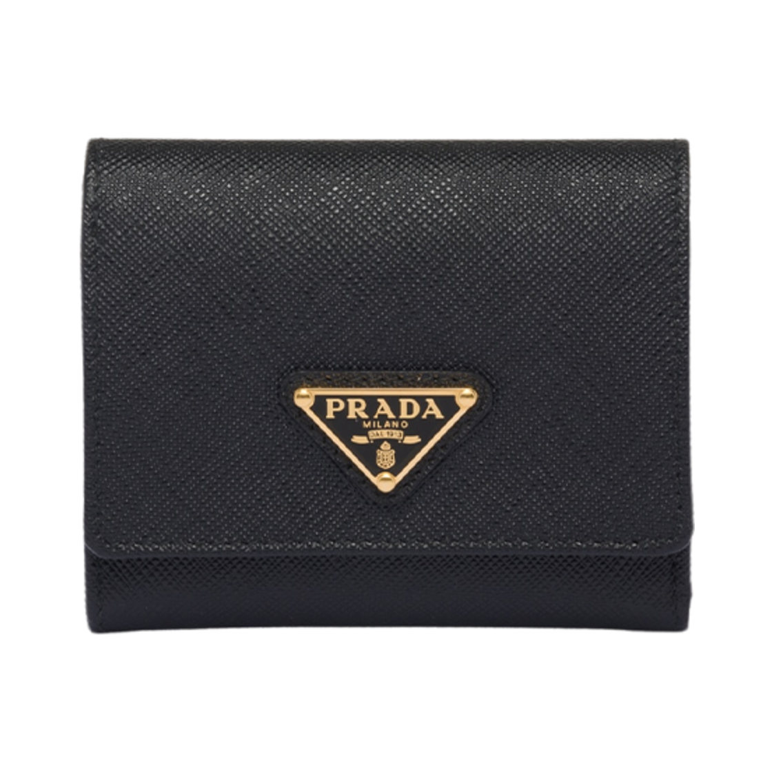 프라다 스몰 사피아노 레더 월렛 블랙(Prada Small Saffiano Leather Wallet Black) - 1