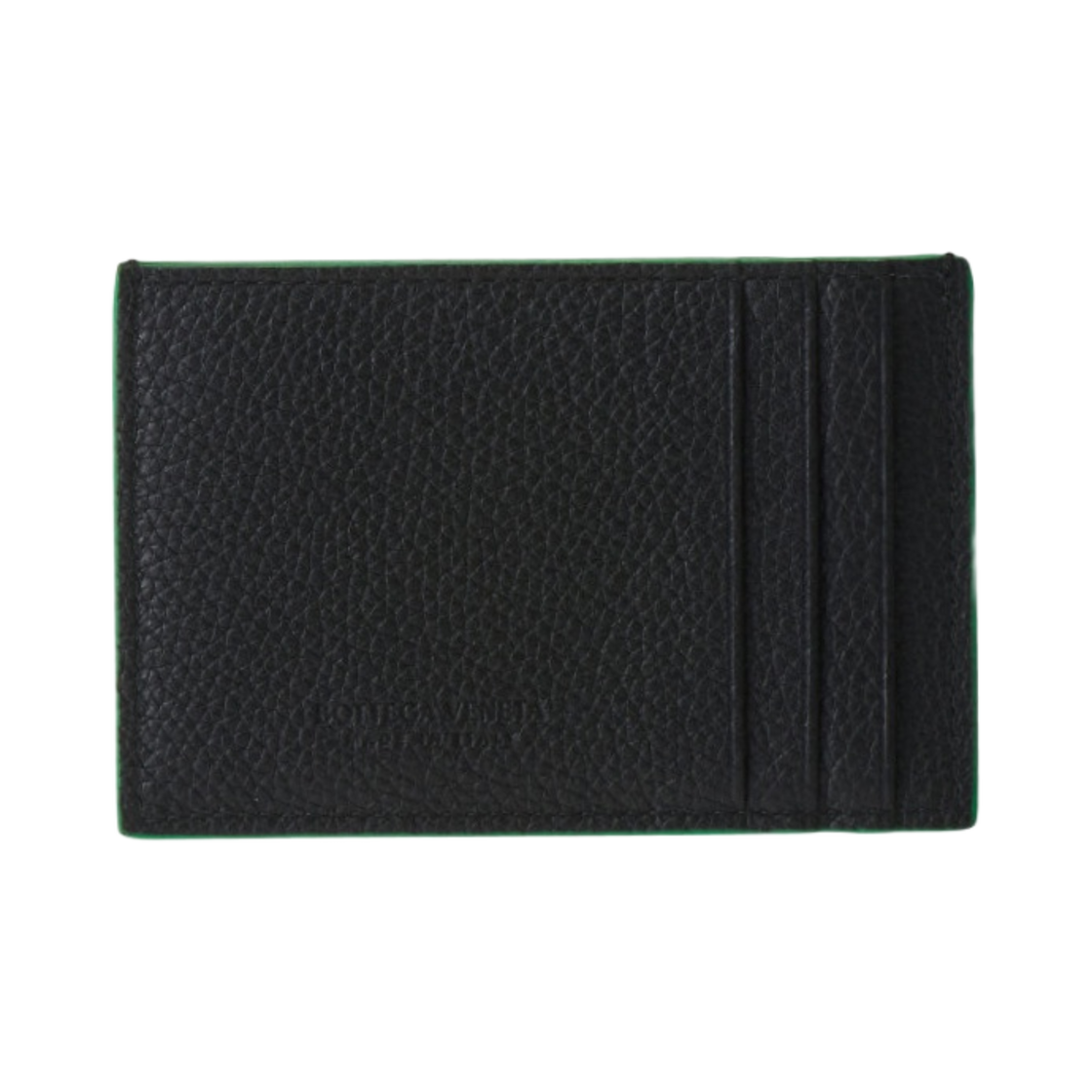 보테가 베네타 카세트 크레딧 카드 케이스 블랙 패러킷(Bottega Veneta Cassette Credit Card Case Black Parakeet) - 2