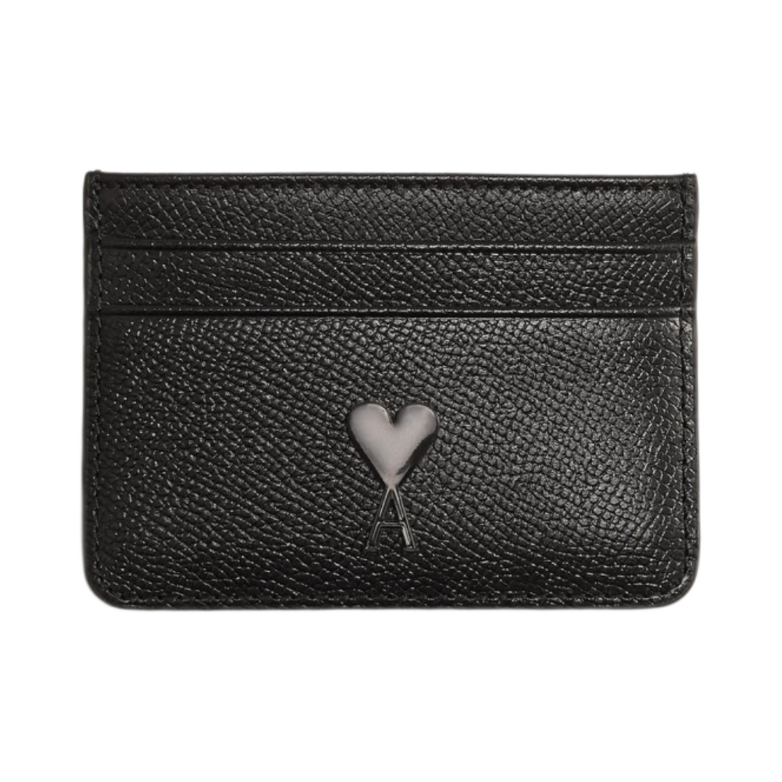 아미 하트 로고 카드 홀더 블랙(AMI de Coeur Card Holder Black)