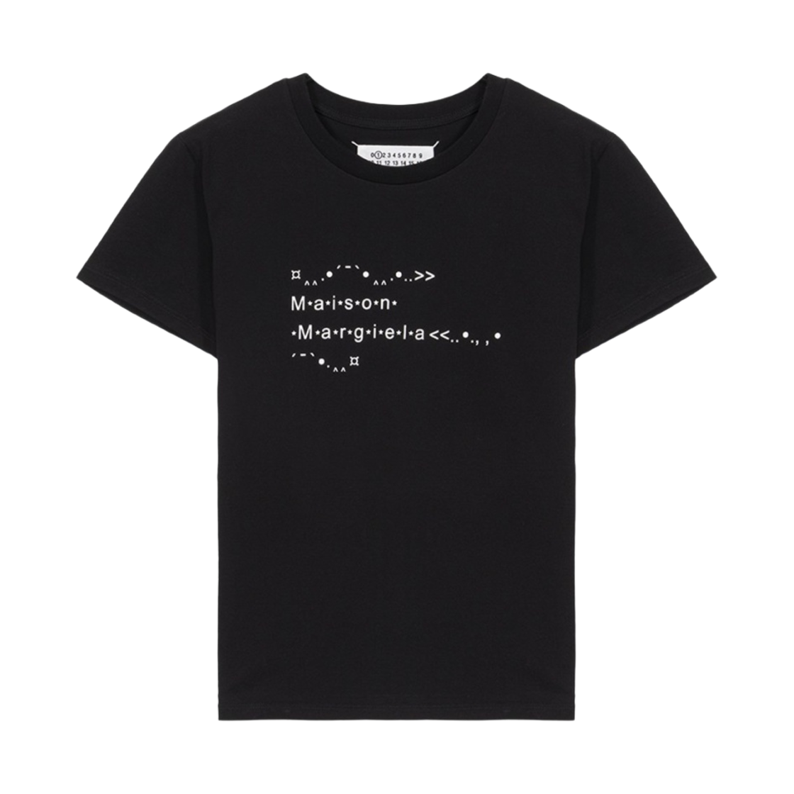 S51GC0513S22816900 (W) Maison Margiela Font Generator T-Shirt Black