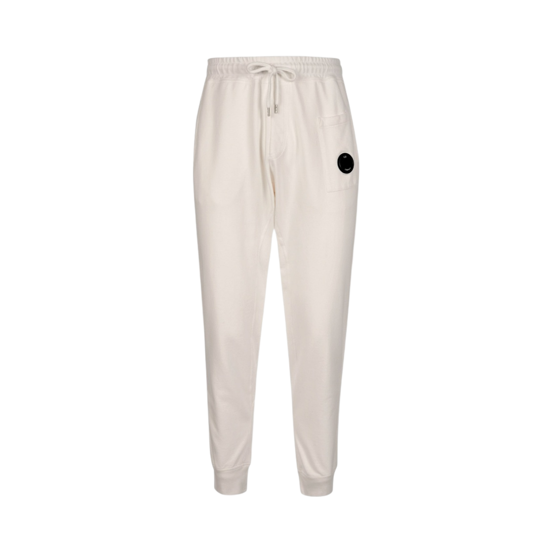 C.P. 컴퍼니 라이트 플리스 트랙 팬츠 거즈 화이트 - 22FW(C.P. Company Light Fleece Track Pants Gauze White - 22FW) - 1