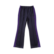 Needles Boot-Cut Track Pants Poly Smooth Navy