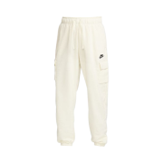 (W) Nike NSW Club Fleece Mid Rise Oversized Cargo Sweatpants Coconut Milk - Asia