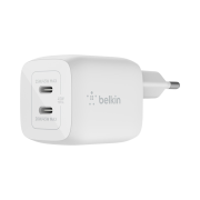 Belkin 45W Dual USB-C Type PD 3.0 PPS Gan Quick Charger WCH011kr