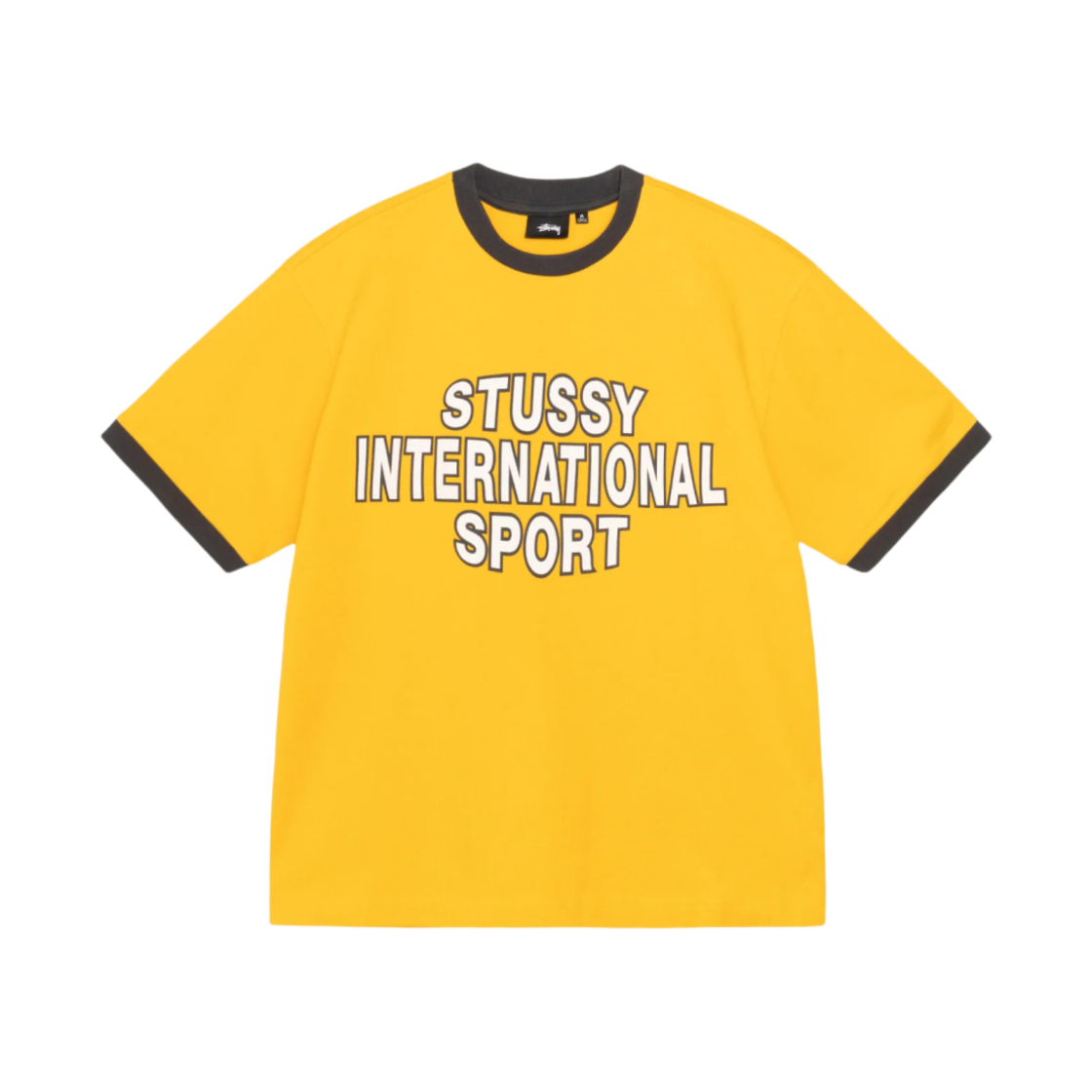 스투시 헤비 저지 스포츠 티셔츠 골드(Stussy Heavy Jersey Sport T-Shirt Gold)