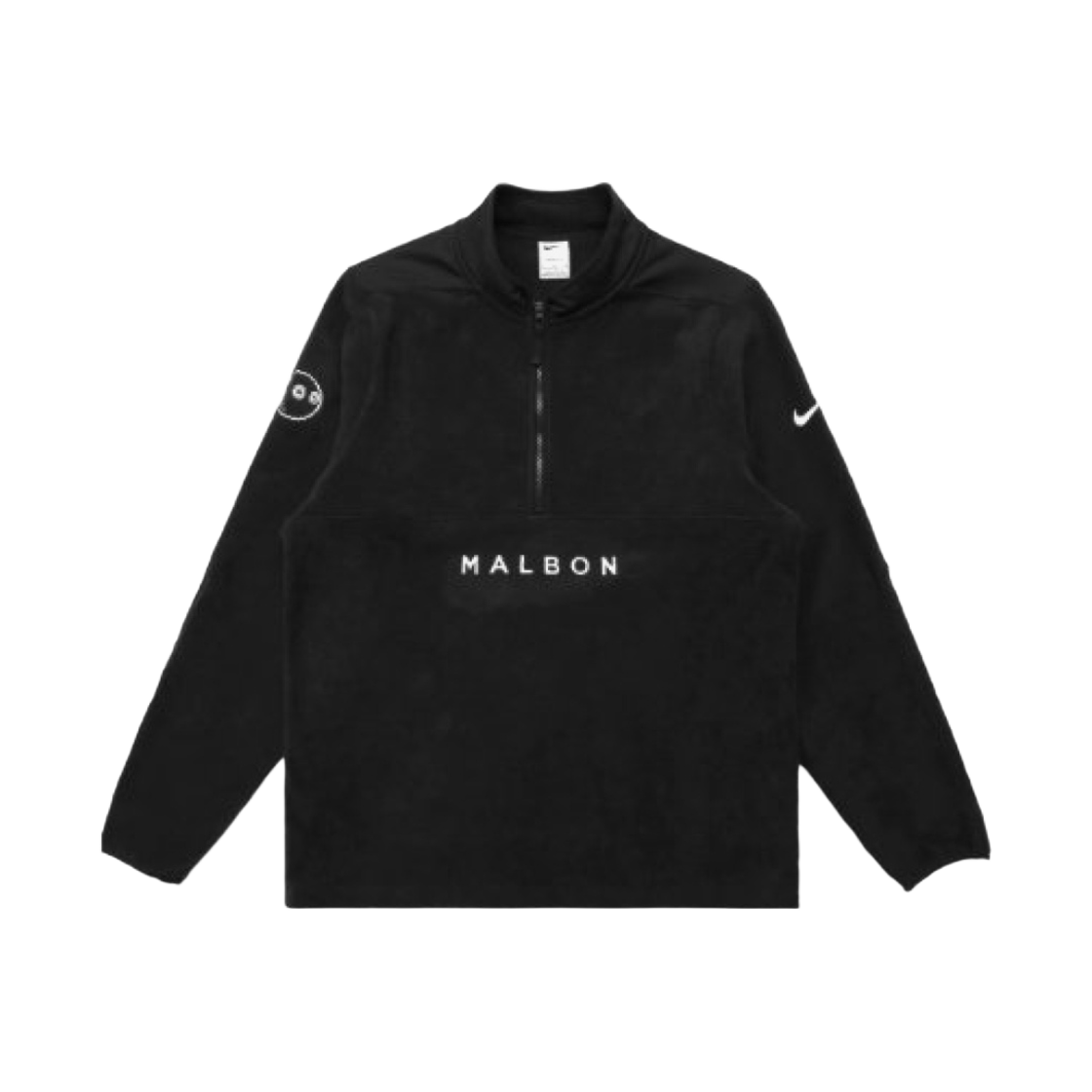 말본 골프 x 나이키 써마핏 빅토리 하프 집 탑 블랙