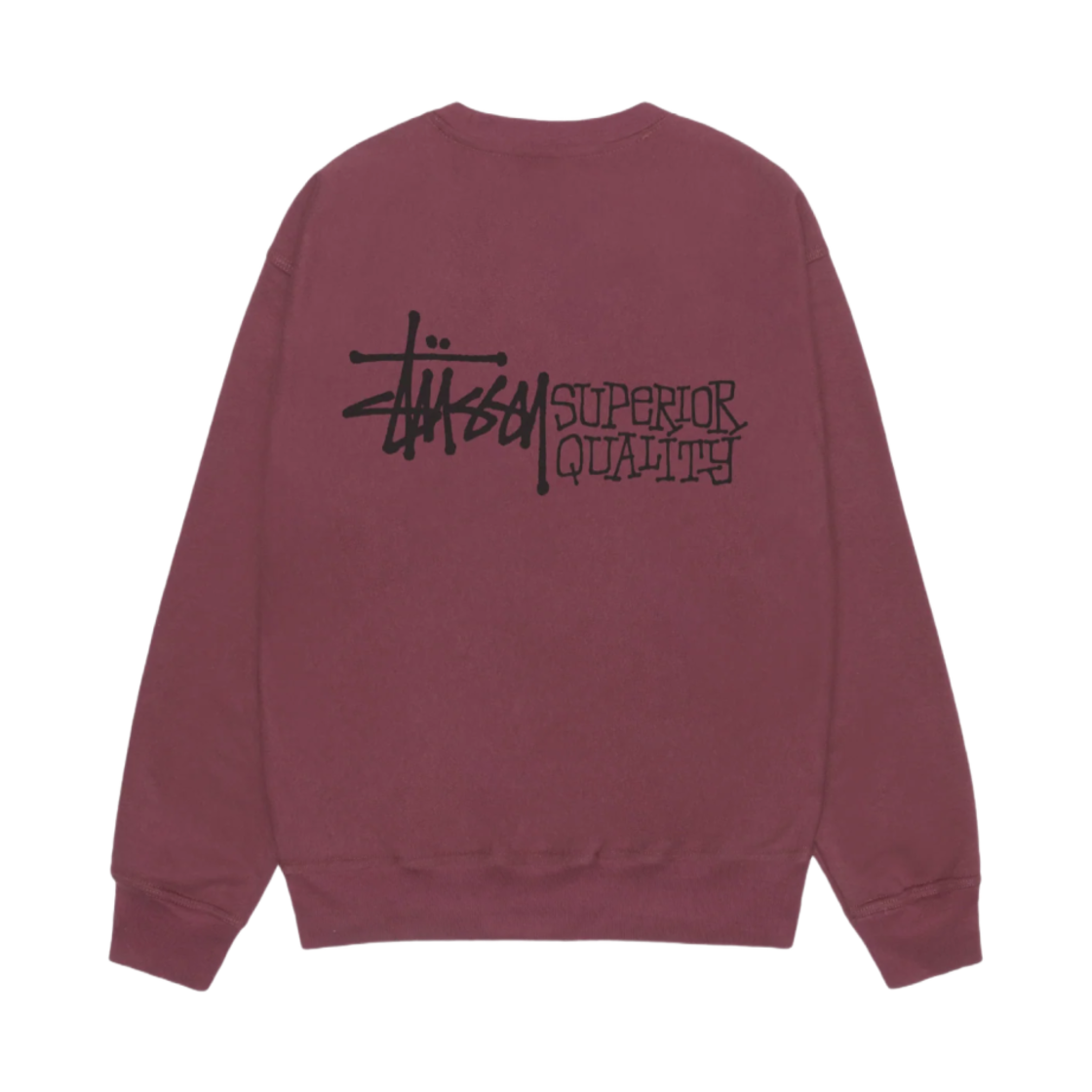 1915058 Stussy Superior Quality Crew Oxblood