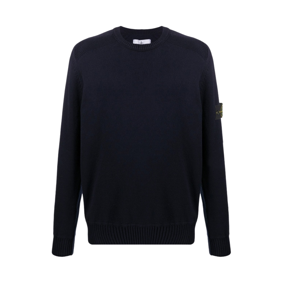 스톤 아일랜드 541A2 윈터 코튼 크루넥 니트 네이비 블루 - 20FW