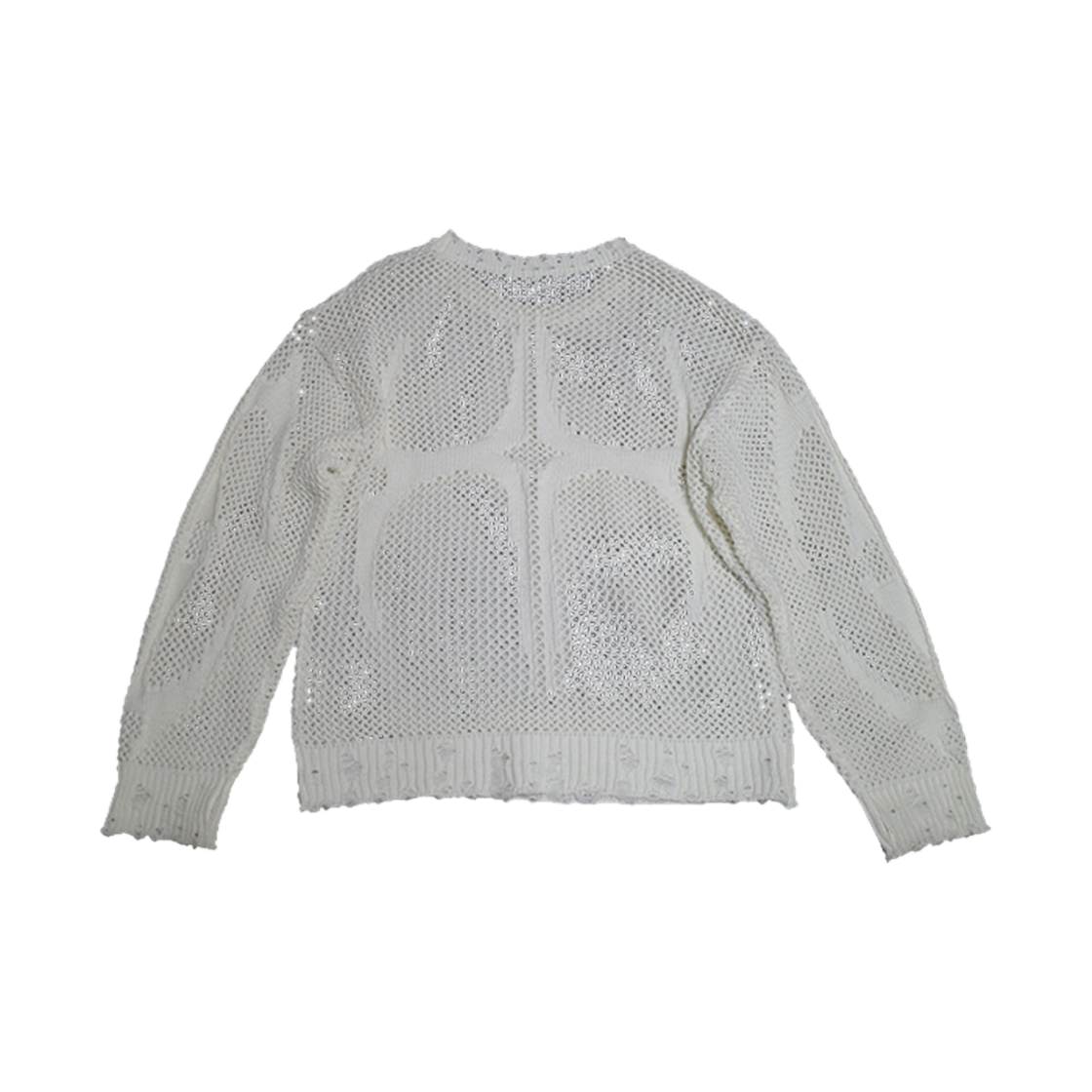 떠그 클럽 트라이벌 네트 니트 화이트(Thug Club Tribal Net Knit White) - 2