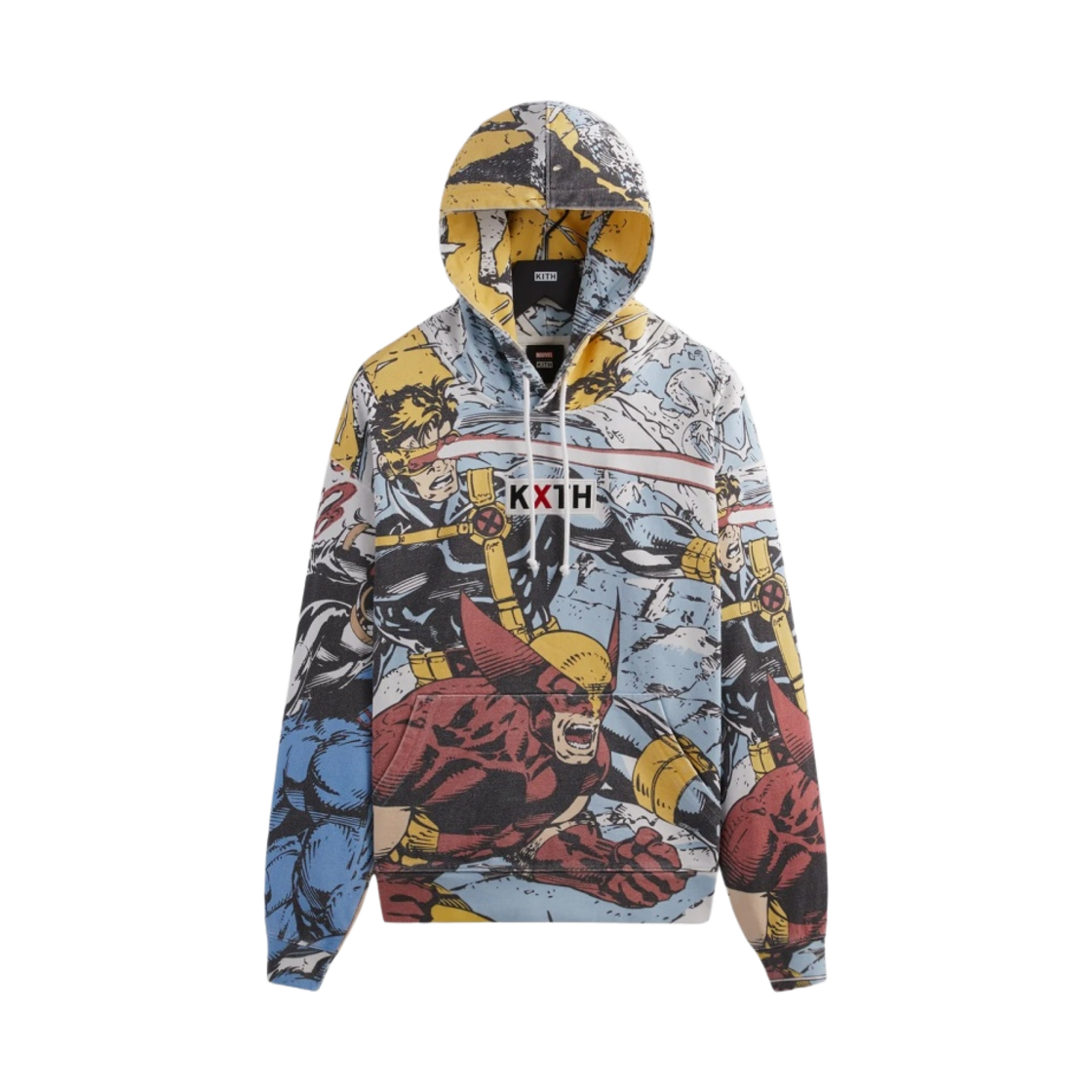 키스 포 엑스맨 배틀 후드 화이트(Kith For X-Men Battle Hoodie White) - 1