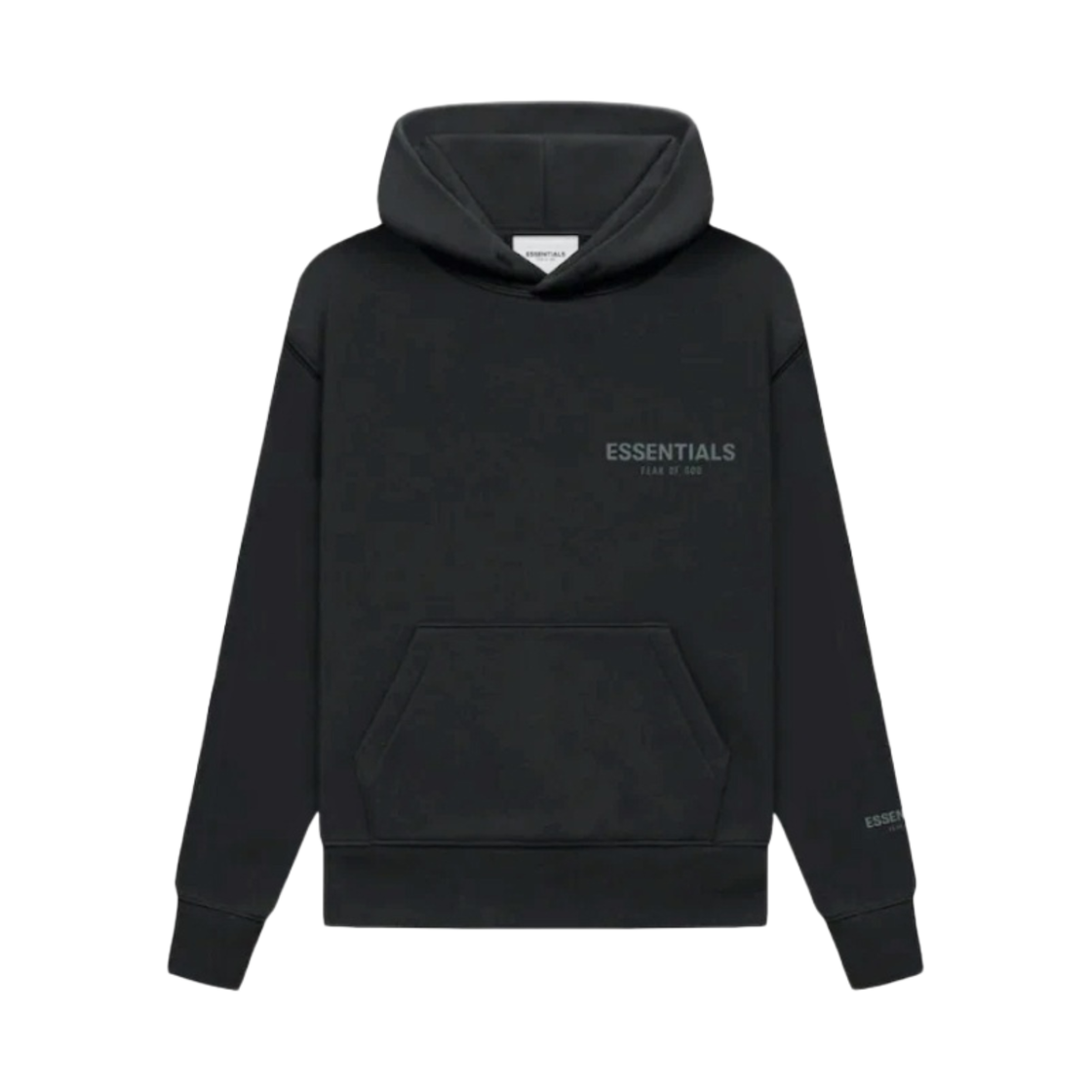 (키즈) 에센셜 풀오버 후드 블랙 - 21FW((Kids) Essentials Pull-Over Hoodie Black - 21FW) - 1