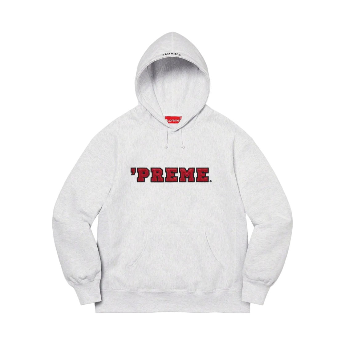 슈프림 프림 후드 스웨트셔츠 애쉬 그레이 - 22FW(Supreme Preme Hooded Sweatshirt Ash Grey - 22FW) - 1