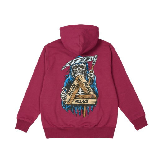 Palace Reaper Hood Beetroot - 23FW
