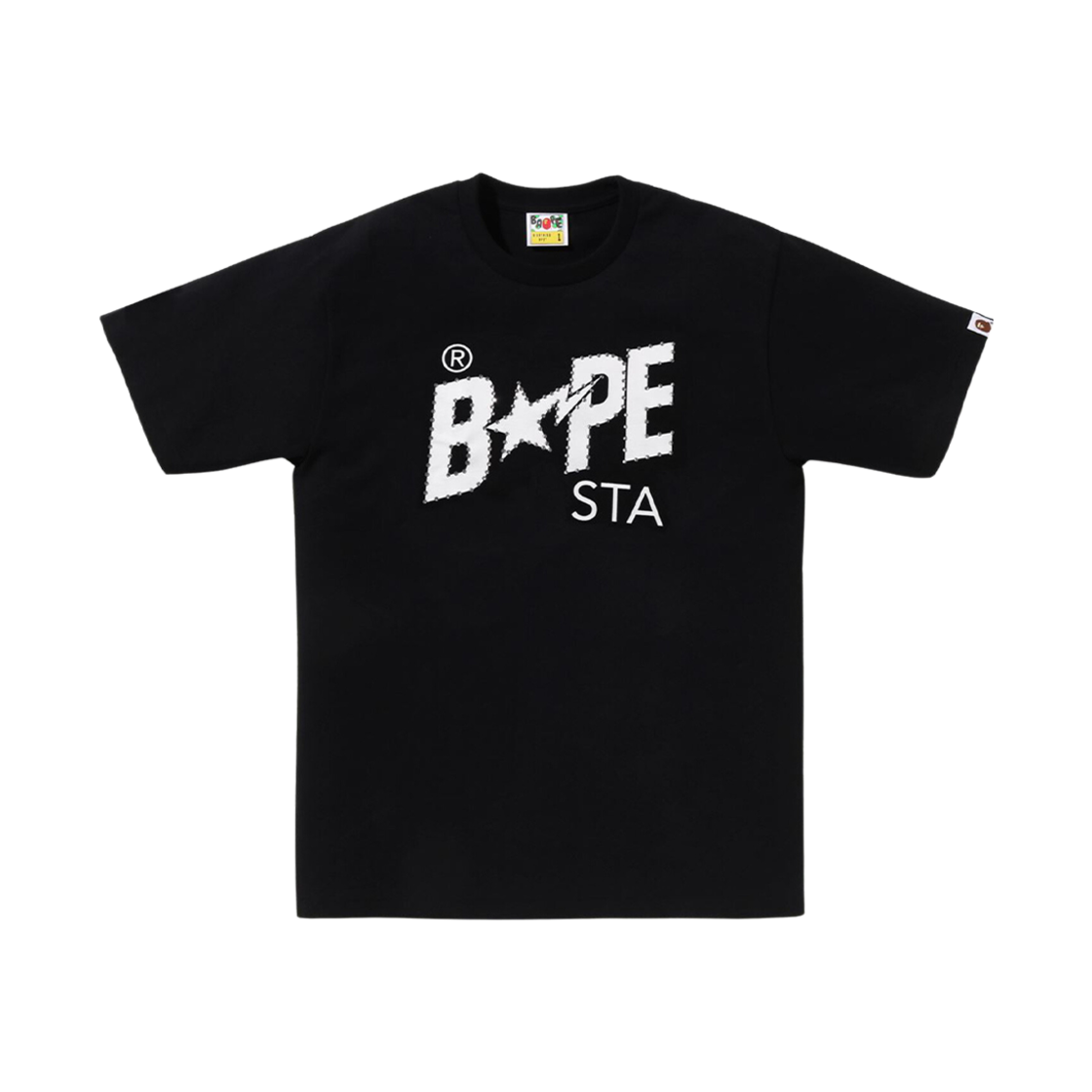 베이프 크리스탈 스톤 베이프 스타 로고 티셔츠 블랙(BAPE Crystal Stone Bape Sta Logo T-Shirt Black) - 1