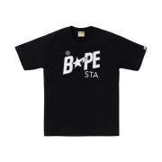 BAPE Crystal Stone Bape Sta Logo T-Shirt Black