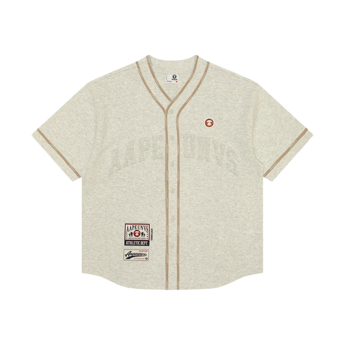 에이프 팬시 티 헤더 화이트