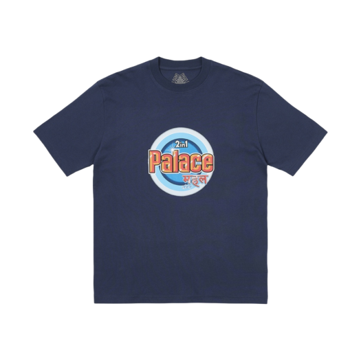 Palace Washed T-Shirt Navy - 24SS