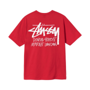 Stussy Stock DSM London T-Shirt Red