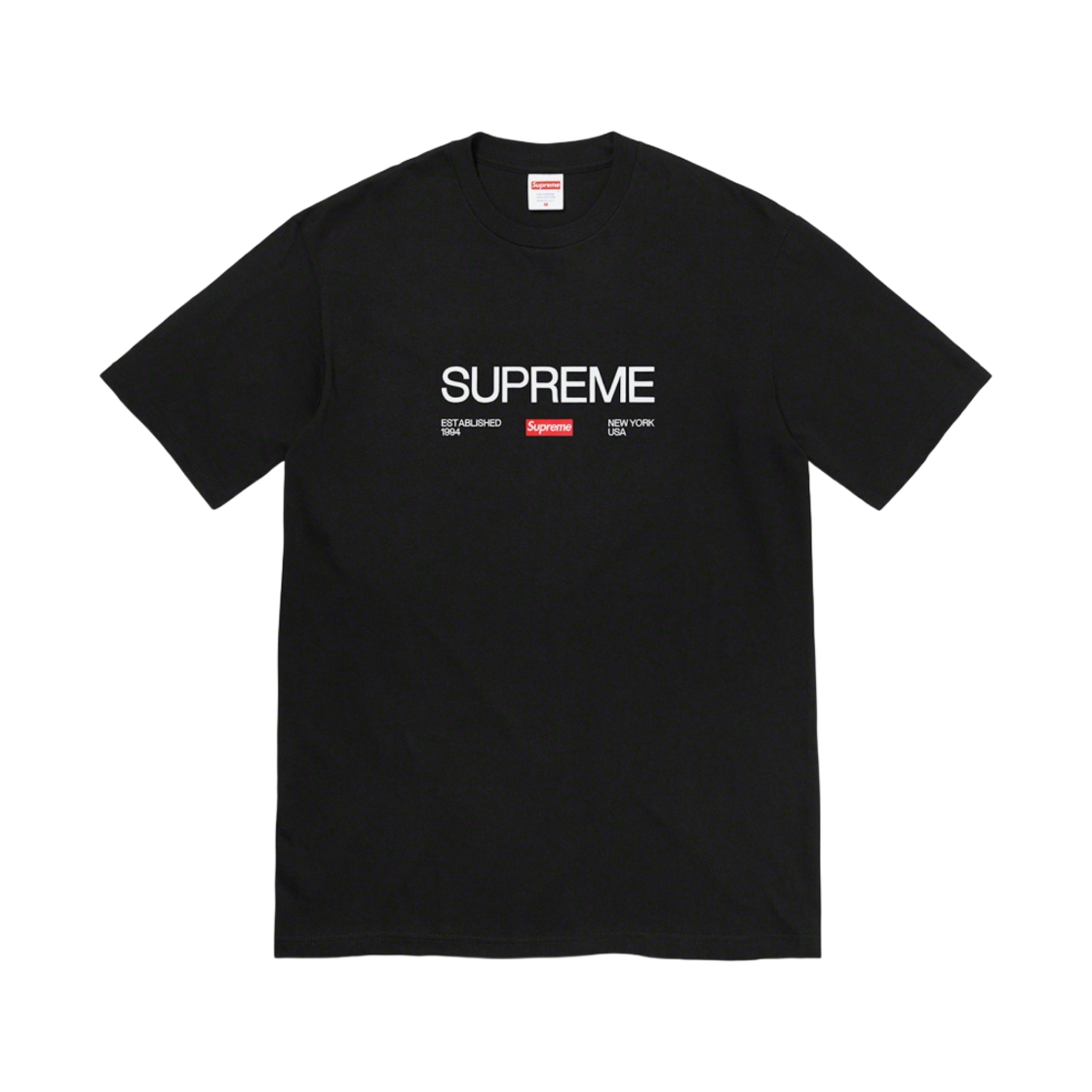 슈프림 Est. 1994 티셔츠 블랙 - 21FW